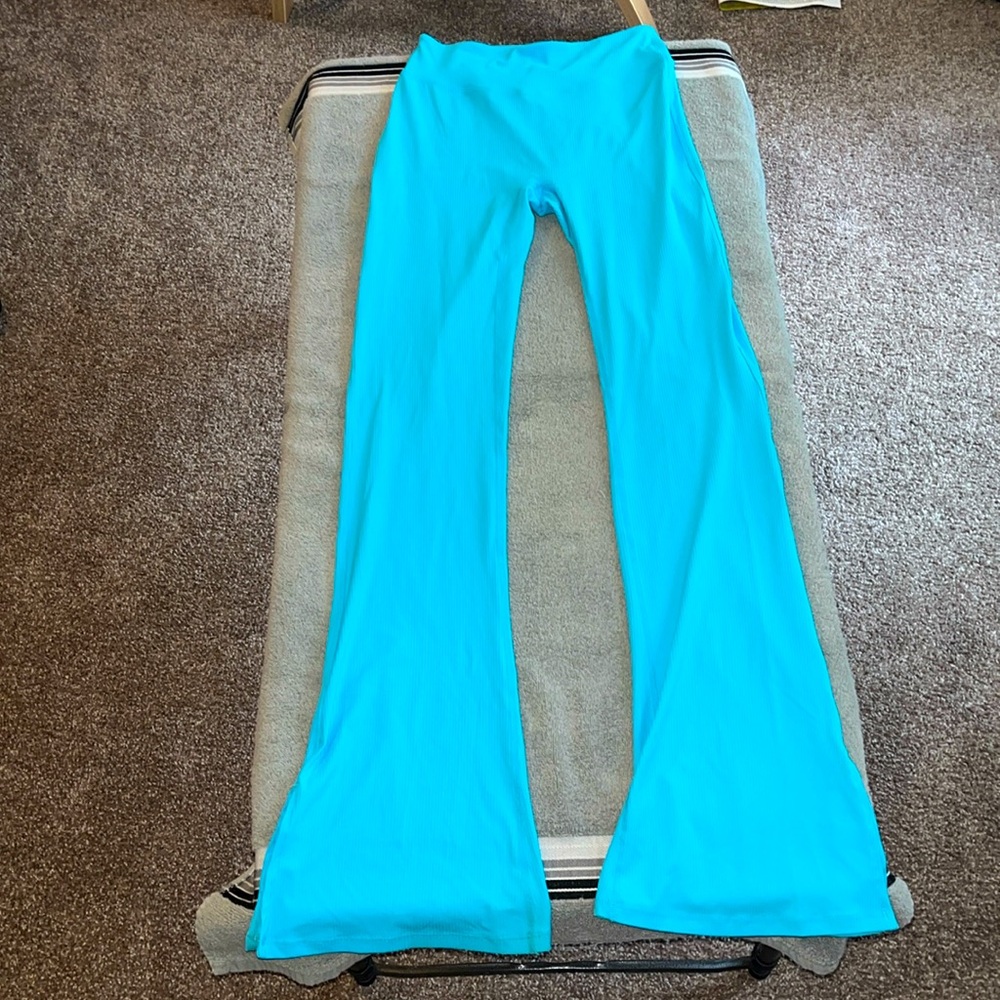 Fitness Fashioness Bootcut Flare Slit Pants